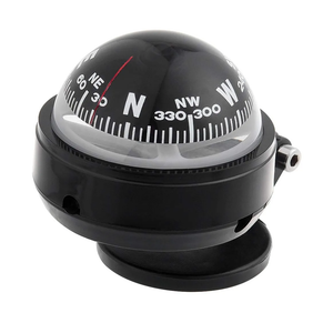 Car Dashboard, KIMISS 7.5 * 6 * 6cm Car Navigation Ball Dashboard Mount Plastic Direction Guidance Tool Camping Hiking