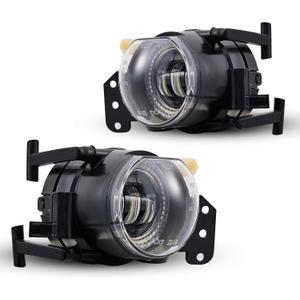 LED Fog Lights for BMW 3/5/6 Series & X3 (2003-2011) - Direct Fit E46/ E90/ E91/ E60/ E61/ E63/ E64/ E83 Models with M-Sport Bumper, Fog Lamps Replacement