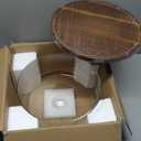 Acacia Wood Cake Stand with Glass Lid  12" Magnetic Base, Detachable Serving Tray for Cake, Cheese, Charcuterie, Snacks & Desserts  Wooden Cake Holder for Parties & Kitchen Display