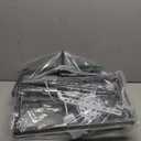 Modern Led Ceiling Light Fixtures, Black Flush Mount 3-Square Ceiling Light with Remote Control&APP, Dimmable, 40W Acrylic for Bedroom, Kitchen, Dining Room