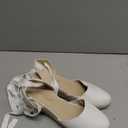 DREAM PAIRS Women's Wedge Sandals Platform Close Toe Espadrilles Strappy Lace Up Sandals Cute Fashion Comfortable Dressy Beach Vocation Summer Shoes,Size 8.5,White-Canvas,SDPW2405W