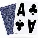 Heavy Playing Cards for Outdoors | Large Print Playing Cards for Seniors | Low Vision Easy to Read Deck of Cards Ideal for Visually Impaired | Jumbo Index Playing Cards for Blackjack, Euchre, Canasta