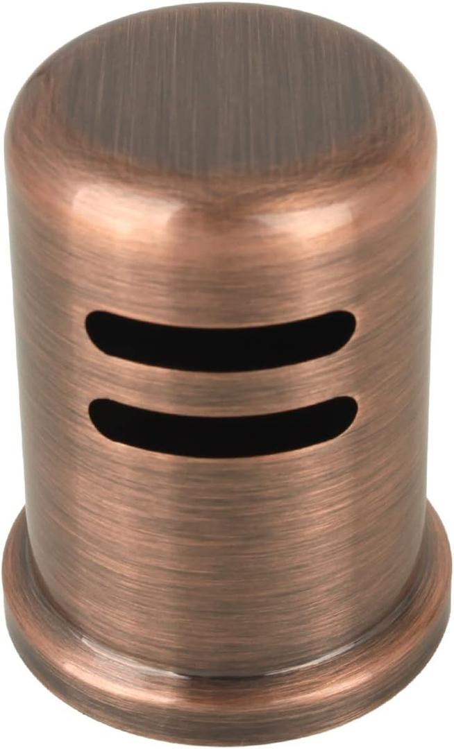 Akicon Antique Copper Finish Kitchen Dishwasher Air Gap Cap, Air Gap Cover for Replacement (Antique Copper)