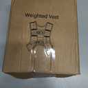 Zikopomi Weighted Vest Woman Man,12lb  Weight Vest with Reflective Stripes for Workout, Strength Training, Running, Fitness, Muscle Building, Weight Loss, Rucking Vest (Black)