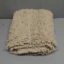 OLANLY Bathroom Rugs 30x20, Extra Soft Absorbent Chenille Bath Rugs, Rubber Backing Quick Dry, Machine Washable Bath Mats for Bathroom Floor, Tub and Shower, Home Decor Accessories, Sand