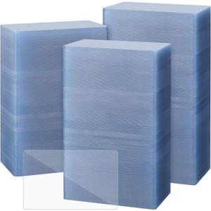 Yexiya Clear Plastic PVC Transparent Cards for ID Badge Printers Graphic Quality CR80 30 Mil Blank Business Name Card for Credit Fit Most Photo ID Badge Printers(200 Pcs)