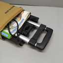 Folding Hand Truck Aluminum Trolley,Small Dolly, Foldable Hand Cart Collapsible 2 Wheel Luggage Trolley Dolly Expandable Large Chassis Foldable into Backpack