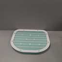 Cat Litter Mat Litter Trapping Mat,19.29"14.96",Double-layer Cat Litter Box Mat for Floor,XL Litter Matt for Kitty,Mat Catcher,Waterproof,Washable,Easy Clean,Less Waste(Green)