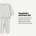 Amazon Essentials x Sofia Grainge Unisex Toddlers and Babies' Sweatshirt & Sweatpant Set