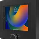 Locking iPad Tablet Wall Mount - Keyless Anti-Theft Tablet Wall Mount For iPad 10th Gen 10.9" - A16 - Air 11 - Pro 11 Inch - 7th/8th/9th Gen. - Pro 10.5" - Air 3 & More - Black (PAD-PARAWPCL)