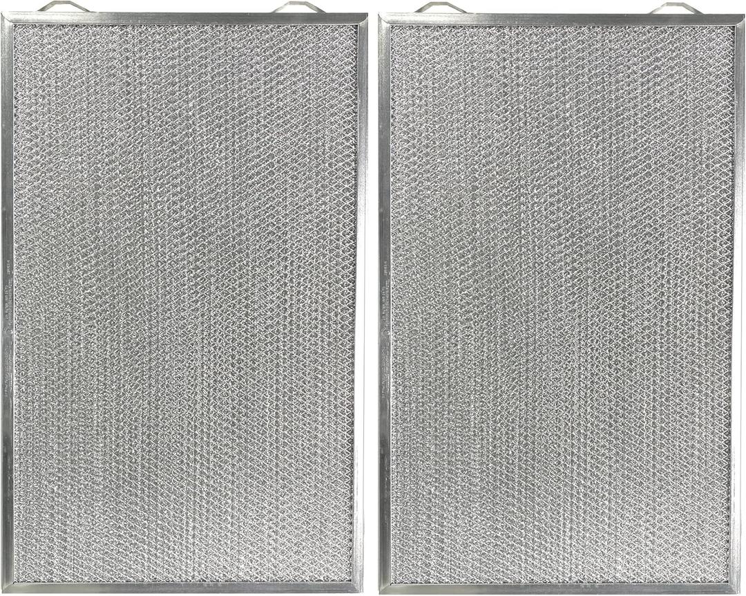 Air Filter Factory Metal Filter 203368 Replacement For Honeywell EAC F50F1073, F300E1019, 50000293-002 HVAC Furnace Aluminum Mesh Pre-Filters 2-Pack