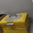 Foldable Transport Box for Dogs, Kittens, Portable Dog Carrier, Cat Bag, Transport Box for 3-4 kg Small Pets, 48 x 30 x 32 cm, Yellow