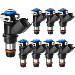 Fuel Injectors for Chevy:Express/Tahoe/Silverado 2500 1500 3500, For Cadillac: Escalade, V8 4.8L/5.3L/6.0L/6.2L 2005-2009, Fit For GMC: Sierra/Yukon (XL)/Savana 12580681 8 Pcs