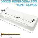Earthtec 3103634.022 Rv Refrigerator Roof Vent Cover Replacement for Dometic Fridge Roof Vent Lid Cap