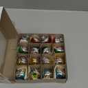 Kurt S. Adler, Inc. YAMGG0924 Kurt Adler 30mm Solid & Reflector Glass Ball Ornament Set of 16 Ornament Set