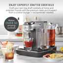 Bartesian Professional Cocktail Machine and Margarita Maker - High Capacity Bar Cocktail Mixer with 5 Premium Glass Bottles for Parties and Entertaining - Push-Button Technology and Easy Clean Design