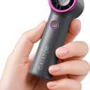 Gaiatop Mini Portable Handheld Fan, 4000mAh [15h Max Runtime] Personal Turbo Fans Pocket Size, High Speed 1-100 Adjustable Small Hand Fan, Outdoor Travel Concert Essentials, Gifts for Women Men, Gray (Metallic Purple)