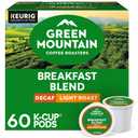 Green Mountain Coffee Roasters Breakfast Blend Decaf, 60ct, EXP: 5/10/28