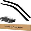 Window Visors Rain Guards for Dodge Challenger 2008 2009 2010 2011 2012 2013 2014 2015 2016 2017 2018 2019 2020 2021 2022 2023 Accessories, Wind Deflectors Vent Shades for Dodge Challenger