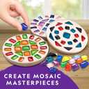 National Geographic Mega Arts and Crafts Kit for Kids Mosaic Kit, Marbling Paint Kit & Air Dry Clay Pottery Kit Art Projects for Kids Ages 8-12, Crafts for Girls and Boys