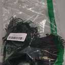 Couple Masquerade Mask for Women Men Venetian Mask Metal Shiny Halloween Mask for Costume Party (Black Phoenix Set)