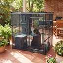 Kitty City Outdoor Catio Furniture and Play Kits for Cats, Outdoor Mega Kit