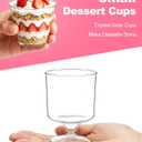 SHOPDAY 5 oz Plastic Dessert Cups with Spoons 150 Pack
3 Shapes Small Paifait Cups, Goblet & Round & Square Dessert Cups Each 50 Pcs, Appetizer Cups Shooter Cups for Mousse Yogurt