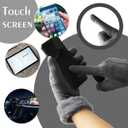 Winter Gloves for Women, Touch Screen Cold Weather Thermal Warm Windproof Gloves, Soft Thick Fleece Lining Glove