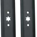 Cub Cadet 46 inch Mower Blades 942-04244A High-Lift Blades for MTD Cub Cadet XT1 XT2 LT46 LTX1045 Replaces 942-04290 742-04244 942-04244(2 Pack)