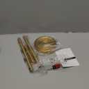 Toilet Paper Holder Stand Bathroom Toilet Paper Storage for 4 Paper Rolls with Heavy Base, Freestanding Toilet Paper Roll Holder (Gold)