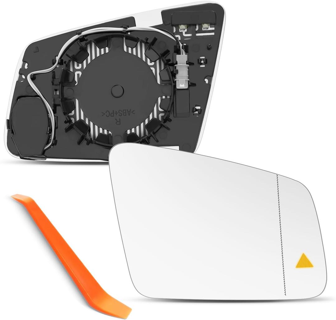 Passenger Side Blind Spot Mirror Compatible with Mercedes Benz A220 W176, B250 W264, C300 W204, E350 W212, S550 W221, GLA250 X156, GLK350 X204, Mercedes Benz A B C E S Class GLA GLK, Right Side