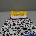 Eledobby Cowgirl Costume Girls Toddler Princess Dress Up Halloween Cosplay Outfits Christmas Birthday Gift (9-10 Years, Jessie) 150