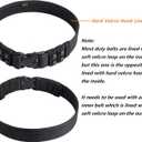 TACNEX Duty Belt w/Hook Lining 4 Keepers 2" Police Law Enforcement Officer Security Nylon Outer Inner Belt