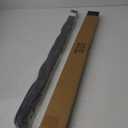 Arch Window Pleated Blinds Easy Cut and Install Pleated Shades Fliterling Linght and Blackout Blinds Grey (36"W x 72"H)