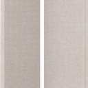 2 Thick Acoustic Panels with Hanging Hardware, 2 PCS 47.2 x 23.6 Fiberglass Sound Absorbing Panels for Home Theater Church Office Wall, Linen