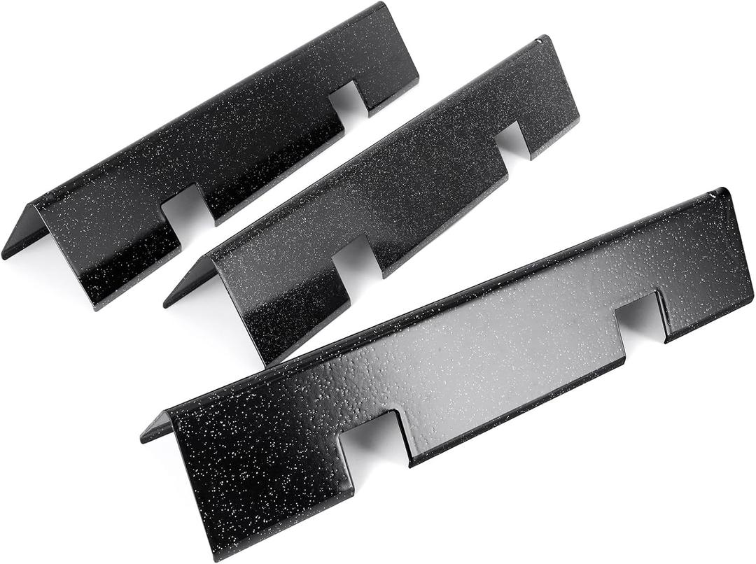 15.3" Flavorizer Bars Replacement for Weber Spirit 200 Series (Front-Mounted Control Panel), Porcelain Enameled Heat Plate Flavor for Spirit 210 Replacement Parts
