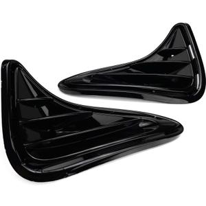 BXZ Front Bumper Insert Pair Fog Light Lamp Opening Cover Pair For 2017 2018 2019 Corolla LE CE XLE L