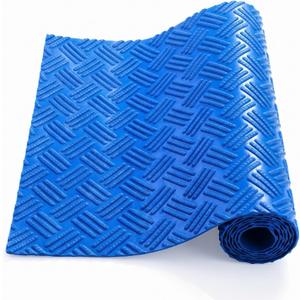 24" x 36" Swimming Pool Ladder Mat, Protective Pool Ladder Pad Step Mat with Non Slip Texture for Above Ground Swimming Steps Liners and Stairs(Striped)