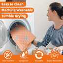 PJYuCien Washable Pee Pads for Dogs 4 Pack, 36" x 36" Non-Slip and Leak-Proof Pee Mat, Puppy Training Pads for Whelping, Playpen, Crate, Bed (Orange)