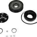 ECCPP A/C Compressor Clutch Fit for Jeep Liberty 3.7L 2002 2003 2004 2005 AC Compressor Clutch Assembly Kit Pulley Coil Set