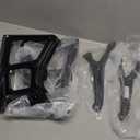 68049744AA New Rear Step Bumper Bracket Set, Right Passenger Side and Left Driver Side, Compatible with 2009 2010 2011 2012 2013 2014 2015 2016 2017 2018 RAM 1500 2500 3500