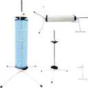 Dual Vertical/Horizontal Pool Filter Cleaner Stand Tool - Boosts Cleaning Speed, Universal Fit for 3", 4", 6" Filter Cartridges