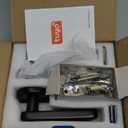 Fingerprint Door Lock Biometric Door Knob with Keypad Keyless Entry, 5-in-1 Door Locks for Bedrooms(Fingerprint/App/Code/Key/IC Card), Home Hotel Office Apartment