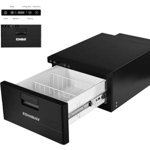 RV Car Protable Refrigerator 12V 24V 34 Quart 32L Drawer Freezer for Truck Van RV Camper SUV Boat Travel Camping Road Trips Tailgating -4~50