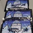 Cooler Shock Reusable Ice Packs for Cooler - Long Lasting Cold Freezer Packs for Coolers and Lunch Boxes - Cooler Ice Packs for Camping Gear, Fishing, Road Trips, Beach Must Haves