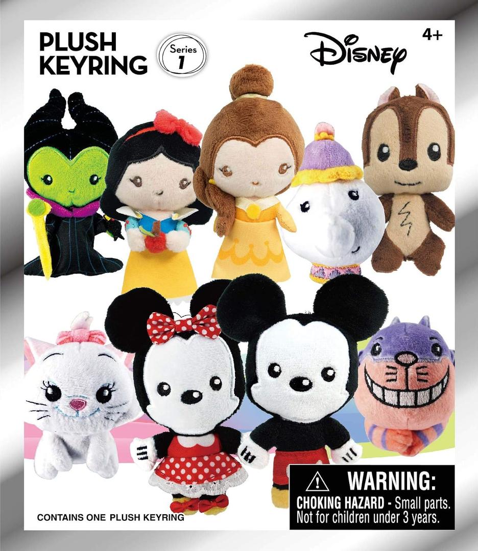 Disney Characters Plush Keyring in Blind Bag, Belle