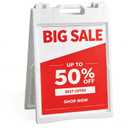 A-Frame Sign 24×36 Inch, Indoor & Outdoor Compatible