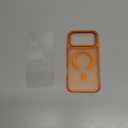 Stronger Magnetic & Shockproof for iPhone 17 Pro Max Case,Fit for MagSafe, with Screen Protector & Wrist Strap, Military-Grade Drop, Translucent Slim for iPhone 17 ProMax Case, Official Cosmic Orange