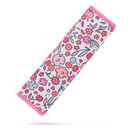 YR Seat Belt Cover for Kids, Soft Comfort Seat Belt Cushion for Children, Cute Cartoon Pattern Car Seat Belt Pads Cover for Girls and Boys, 1 Pack (Pink Floral)