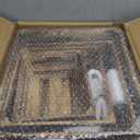 4 Pieces Decorative Wood Crates for Party Display, Large Rustic Farmhouse Wooden Nesting Storage Crates with Handles for Wedding Birthday Home Party Decoration